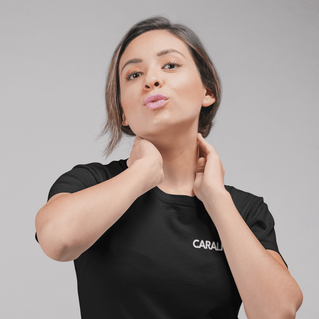CAMISETA CARALM LETRAS MUJER - Caralm