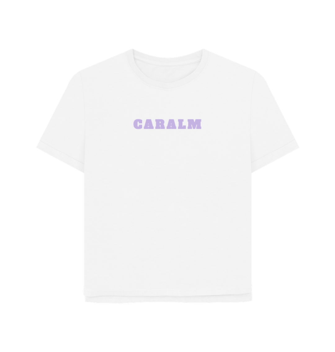 White Camiseta Horizonte Dorado mujer