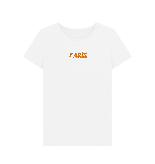 White Camiseta Paris Mujer