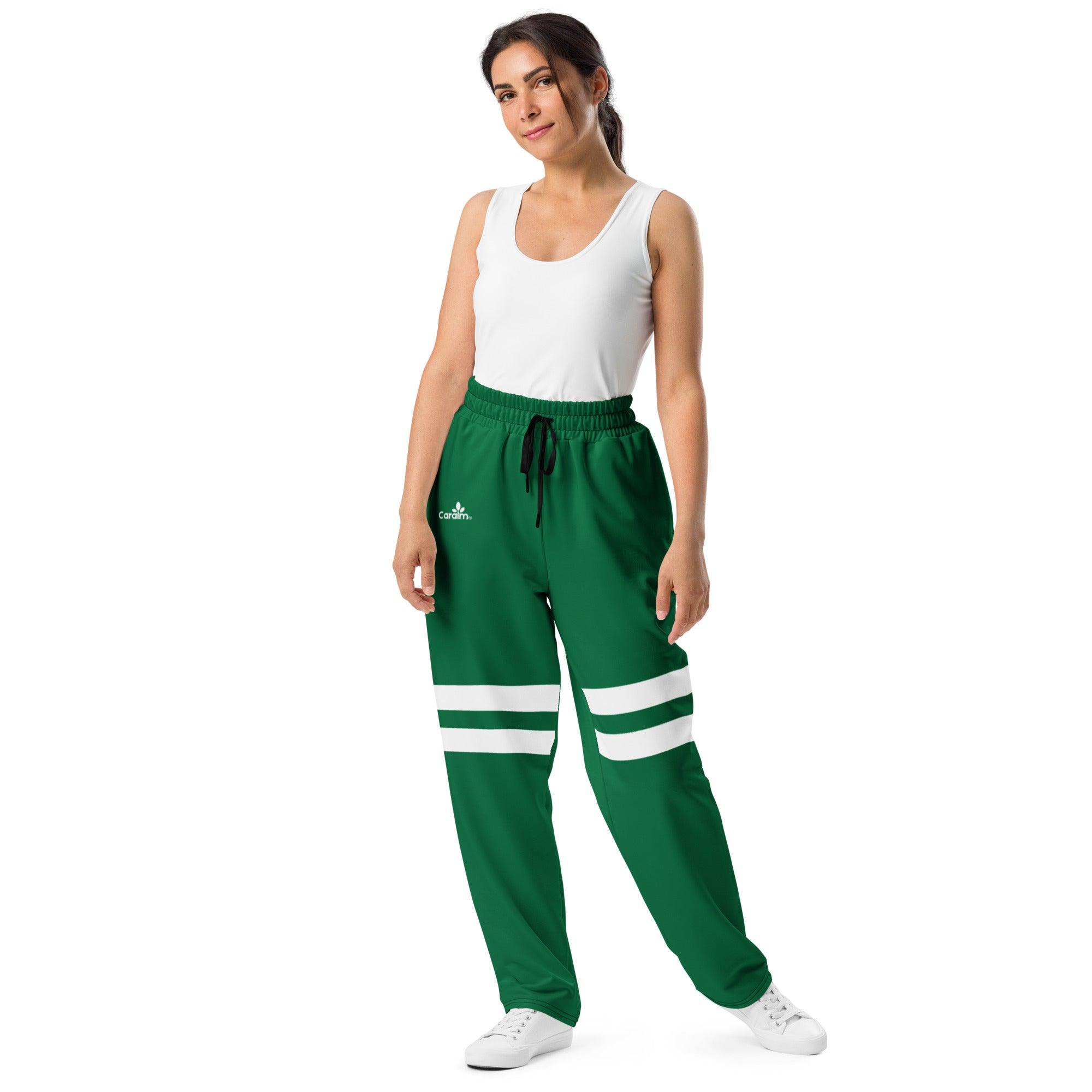 Pantalón Chandal Lines Verde - Caralm