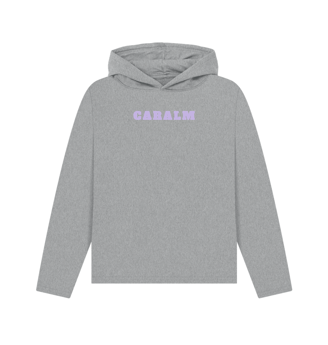 Athletic Grey Hoodie Horizonte Dorado Mujer