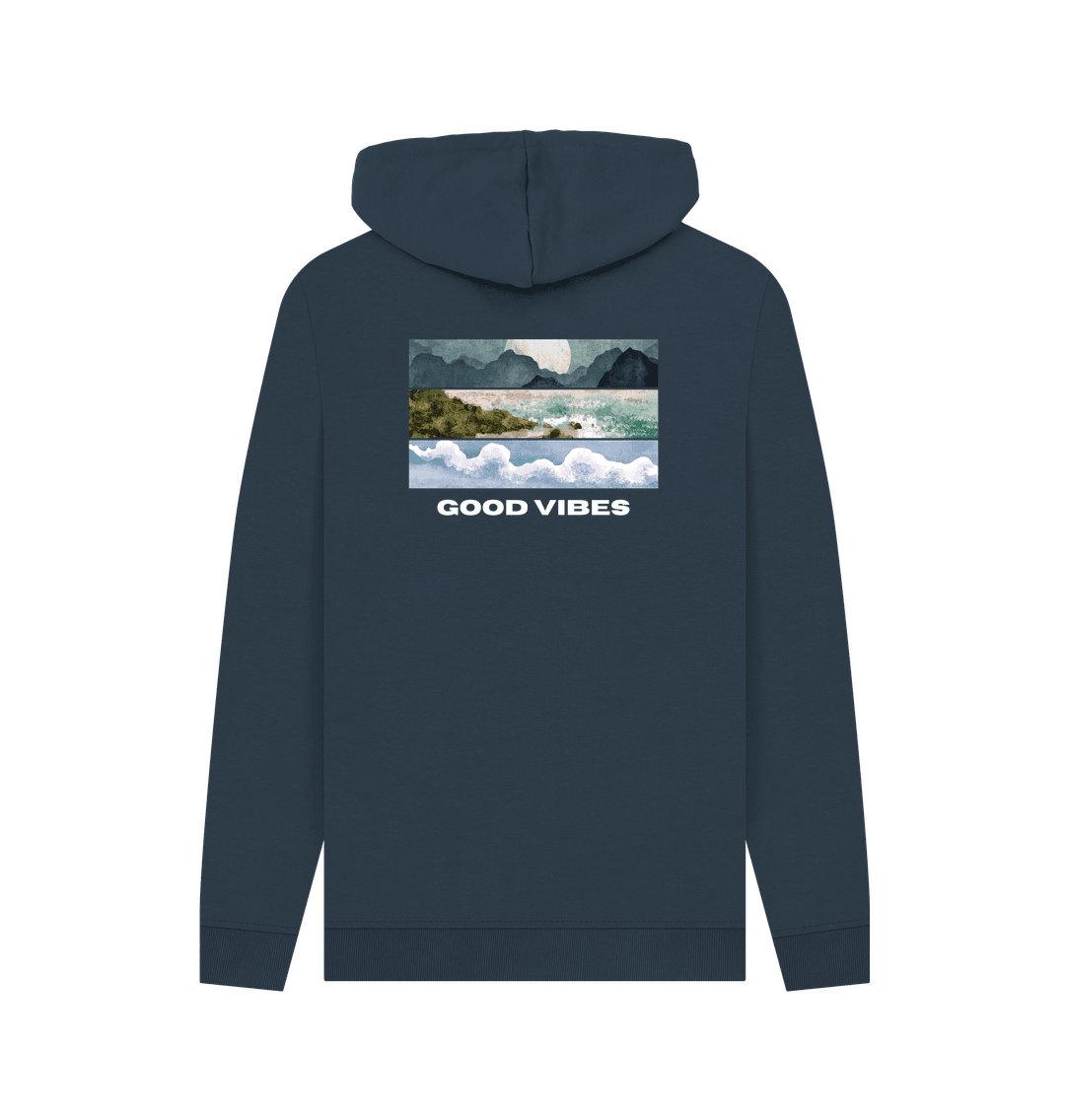 Hoodie GOOD VIBES Hombre - Caralm