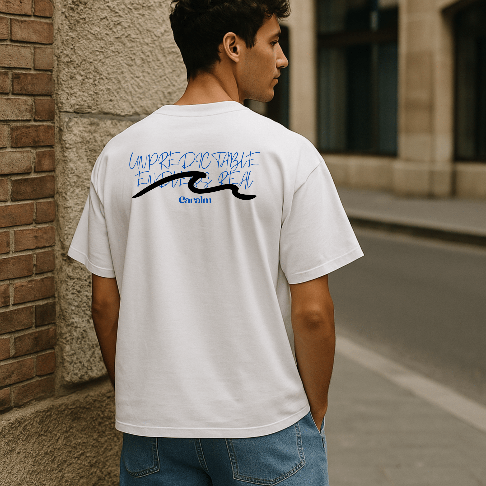 MOVE LIKE THE OCEAN OVERSIZE TEE - Caralm