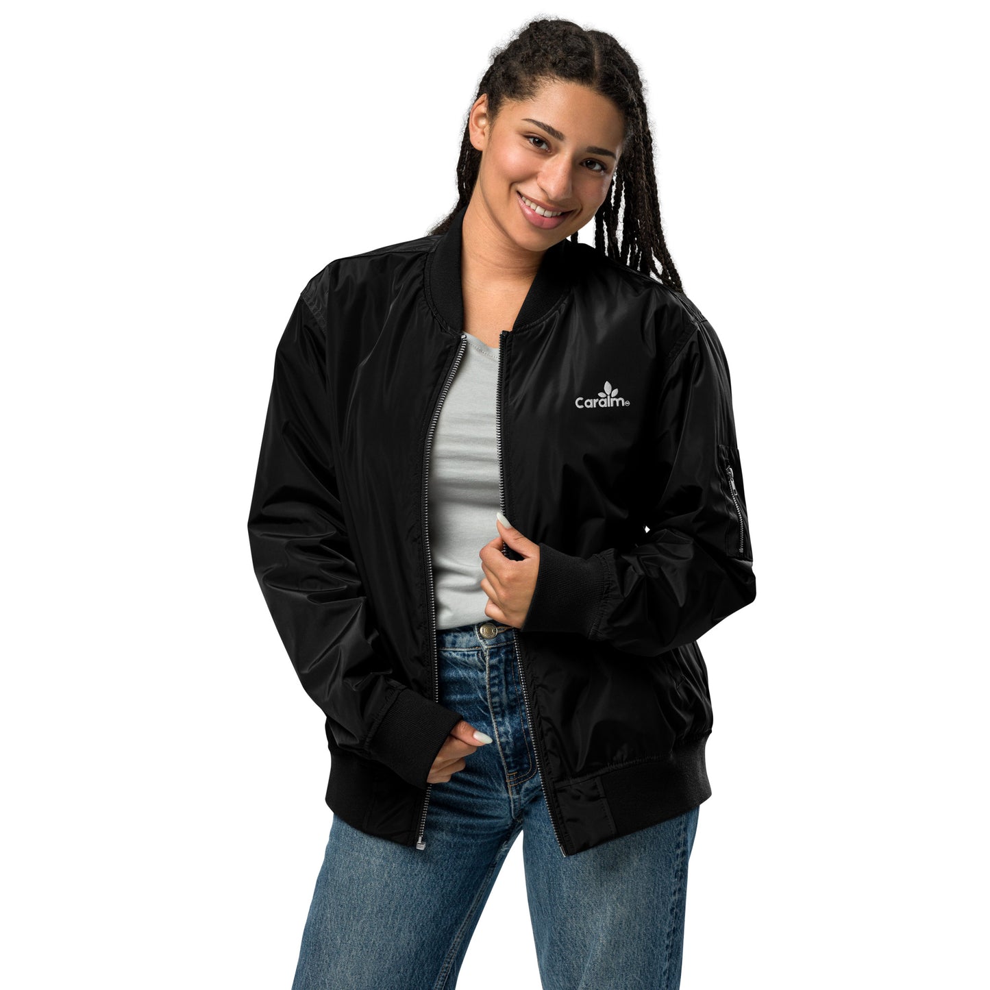 Chaqueta bomber Negra